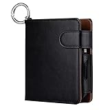 iQOS Pouch Bag iQOS Wallet Case Electronic Cigarette PU Leather Carrying Case Box with Card Holder Tobacco Cigarette Protective Holder Cigar Cover (Black)