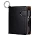 iQOS Pouch Bag iQOS Wallet Case Electronic Cigarette PU Leather Carrying Case Box with Card Holder Tobacco Cigarette Protective Holder Cigar Cover (Black)