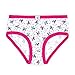 Katie Girls Briefs, 100% Cotton, Everyday Collection, 3-Pack, Poodle Print, 9/10