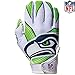 Franklin Sports Youth Football Receiver Gloves For Kids, NFL Team Logos and Silicone Palm , Medium/Large