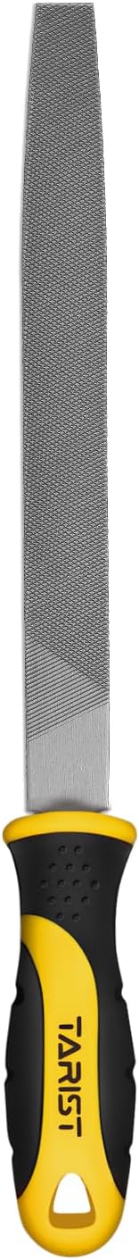 TARIST 8 Inch Flat Metal File Professional Carbon Steel File