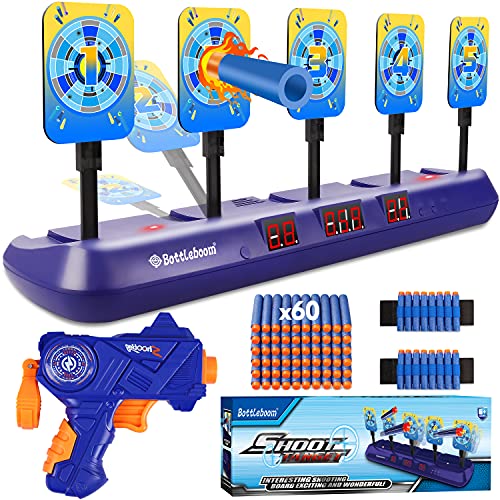 Shooting Target for Nerf Guns Toys, Scoring Auto Reset Digital Targets