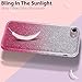 MILPROX iPhone 7 iPhone 8 Shiny Glitter Sparkly Case Slim Premium 3 Layer Hybrid Protective Soft Case for iPhone 7/8 Case - Pink Gradient