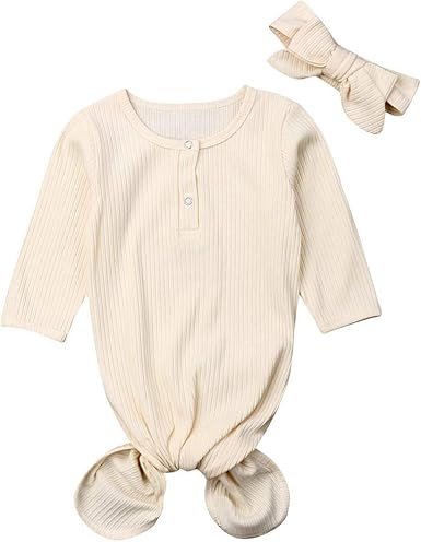 cotton knit nightgowns for babies