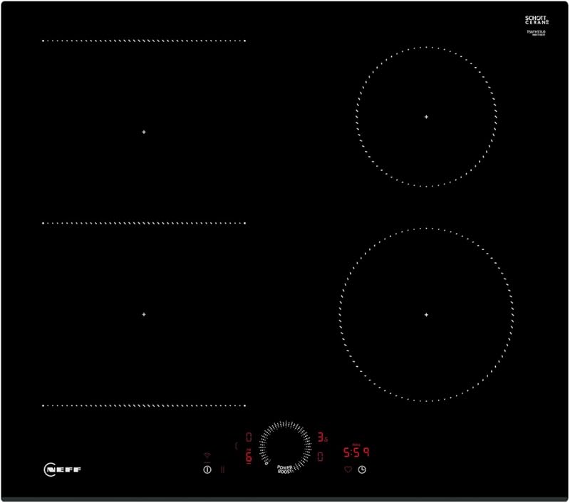 Neff T56FHS1L0 N 70 Built-in Induction Hob 60 cm Black