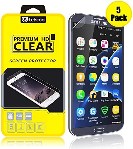 [5-PACK] Galaxy Mega 6.3 Screen Protector,Premium High Definition Crystal Clear Film Anti-Scratch &amp; Fingerprint Bubble-free Screen Protector Skin Cover For Samsung Galaxy Mega 6.3 i9200/i9205/i527