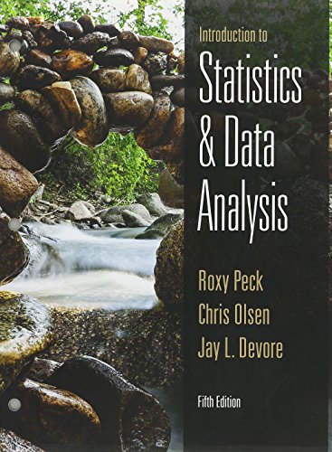 Bundle: Introduction to Statistics and Data Analysis, Loose-leaf Version, 5th + Enhanced WebAssign Printed Access Card for Statistics, Single-Term ... for Peck's Statistics: Learning from Data