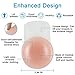 Womens Silicone Breast Lift Pasties - Adhesive Bra Reusable 1,2 Pairs Invisible Silicone Nipple Cover(2 Pairs-1Flower+1Round)