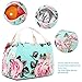 BLUBOON School Backpack for Teens Girls Bookbags Set 15 inches Laptop Bag Kids Lunch Bag and Pencil Case (Big Floral - Water Blue)