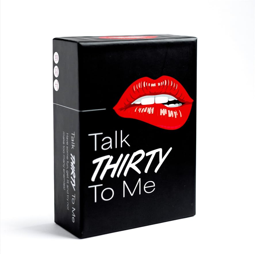 Talk Thirty To Me – The Ultimate Adult Party Game| Drinking Games for Adults Party| Hen Party Games| Adult Card Games for Stag Do & Uni Student Pre-Drinks | Card Games for Adults |