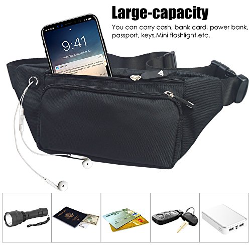 3 Black+Fanny+Release+Buckle+Resistant