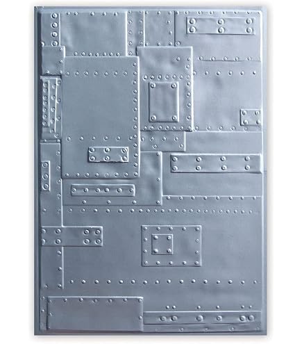 Kwan Crafts Fustelle Quadrate In Metallo 15x12 Cm (8 Pezzi) | Per Scrapbooking, Album E Goffratura | Acciaio 100%