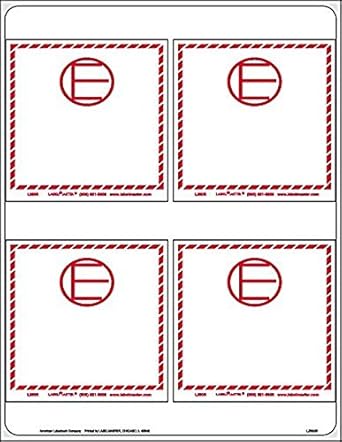 Amazon Com Labelmaster Lz350r Dangerous Goods In Excepted Quantities Label Pack Of 100 Industrial Scientific