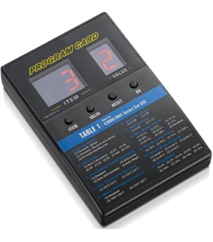 HOBBYWING ESC PROGRAMBOX PROセット Amazon.com: HOBBYWING Multifunction LCD Program Box Pro