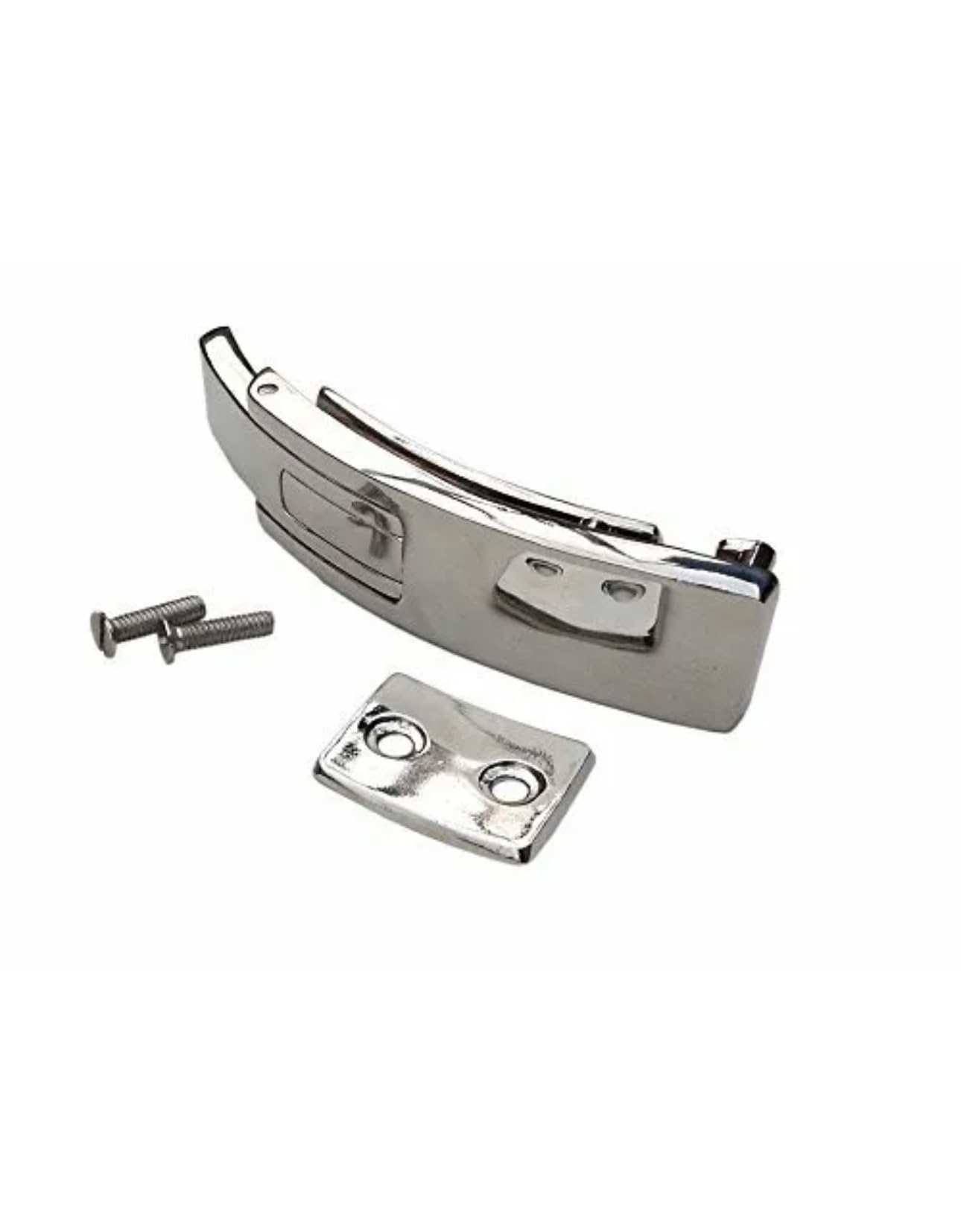 EKON FITNESS Replacement Lever Buckle for 10MM Weight lifting and Powerlifting Belts Fast Tightening and Quick Release Black Chrome (Chrome)