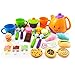 Kitchen Toys Tea Party Pretend Playset for Kids - Fine Skills Development,Pretend Play Girls Cookware Set for Toddlers 3 Years(28pcs)
