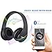 esonstyle Bluetooth Headphones Over Ear Foldable Wireless and Wired Stereo Headset with Mic Soft Earmuffs Light Weight for Phone TV PC Online Class Home Office