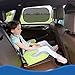Car Window Shade - 4 Pack Cling Side Window Sunshade for Baby,Car Sunshades Protector,80 GSM for Maximum UV/Sun/Glare Protection for Kids,2 Pack 20