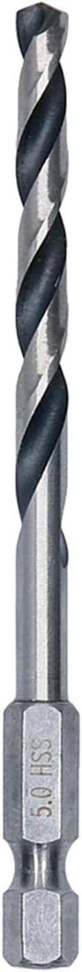 Bosch PointTeQ Hex Drill Bit 5.0 mm Ø 91 mm 1/4'' Hex For Metal view 2
