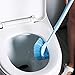 Toilet Brush For Bathroom Accessories , Environmental PP Deep Cleaning System Fibers Long Handle Bath Cleaning Tools , Portable Hideaway Compact 2 Brushes in 1 Motion Cleaner For Bathroom , Househood