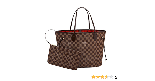 Louis Vuitton Neverfull MM Damier Ebene Bolsos Bolsos Monedero N41358 :  Amazon.com.mx: Ropa, Zapatos y Accesorios