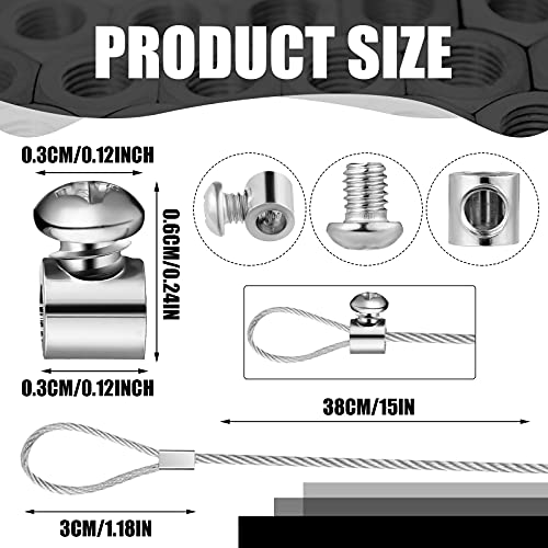 6 Pieces Gate Latch Cable Pull Gate Latch Pull Gate Latch String Fence