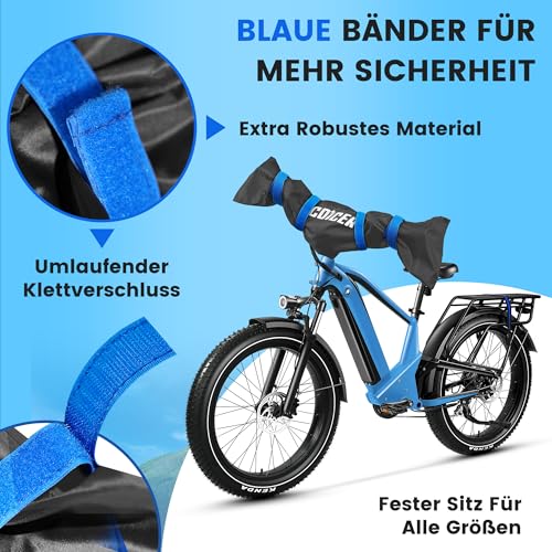 Coicer Pack of 2 Handlebar Protective Cover Ebike Transport Protection Bicycle Accessories Bicycle Cover Waterproof Moisture and Dust Protection Bicycle Cover