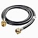 GASPRO 5FT Propane Extension Hose, Connect 1lb Disposable cylinders to Distribution Tree, Propane tee, for Gas Grills, heaters, and More Propane appliances