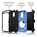 Samsung Galaxy S5 Case, Galaxy S5 Case, BENTOBEN Hybrid Protective Soft&Hard Case with Rotating Kickstand Belt Clip Holster Cover Case for Samsung Galaxy S5 S V I9600 GS5 All Carriers, Dark Blue