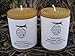 100% Beeswax Pillar Candles - Set of Two - 4