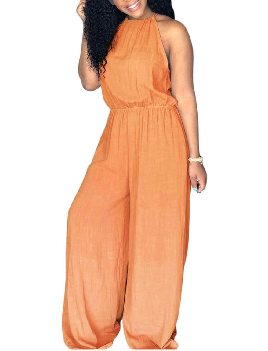 orange formal jumpsuit