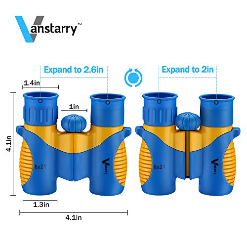 Durable Binoculars for Kids 8x21 Children's Binoculars Compact with