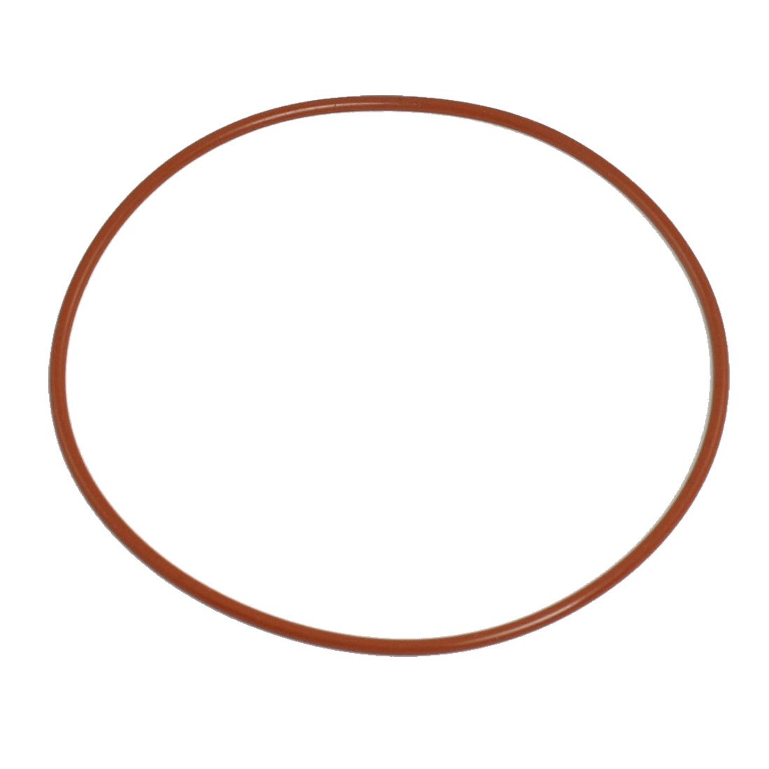 Sourcingmap 95mm x 90mm x 2.5mm Silicone O Ring Oil Seal Gaskets Red