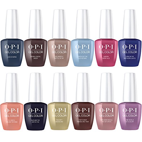 Opi Gelcolor Iceland Collection Professional Gel Nail Polish Colours