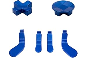 E-MODS GAMING Metal D-Pads, Paddles Hair Trigger Buttons Replacement for Elite Series 2 Controller & Xbox One Elite Controller - Chrome Blue