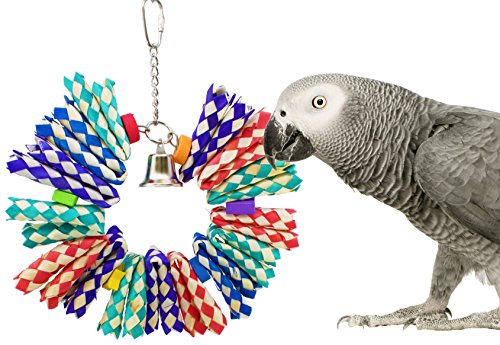 1139 ShredBurst Bonka Bird Toy Cage Toys Cages Foraging Chew Shredder Conure