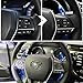 Aluminum Steering Wheel Paddle Shifter Extensions Covers For 2018 2019 2020 Toyota Camry (Blue Matte Finish)