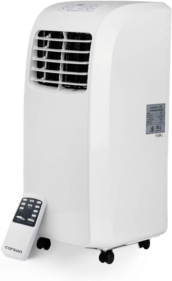 Carson PA210 15, 000BTU Portable Air Conditioner Unit with Remote Control and Window Exhaust Kit