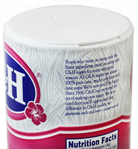 image for C&H Pure Cane Granulated Sugar, 20 Oz Easy Pour Reclosable Top Caniste