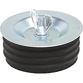 Master Plumber Q1108E, Test Plug, 4-Inch, Includes Wing Nut