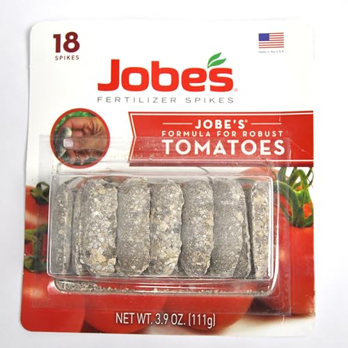 Jobes 06000 Tomato Fertlizer 6-18-6 Spikes, Pack of 18