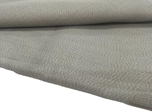 JWtextec 55%Silver Fiber Conductive Fabric Anti Radiation Shielding Fabric (57x19.685 Inches(1.45mX0.5m))