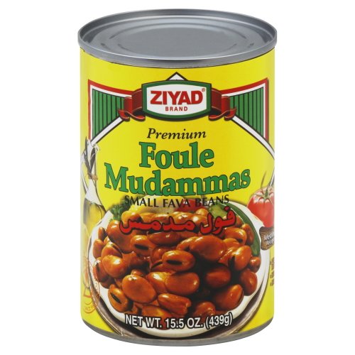Ziyad Foule Muddamas (Fava Beans), 15.5-Ounce (Pack of 6)