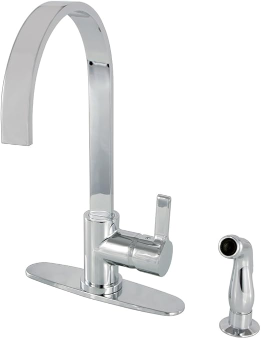 Kingston Brass Gs8711ctlsp Denver 8 Inch Centerset Single Handle