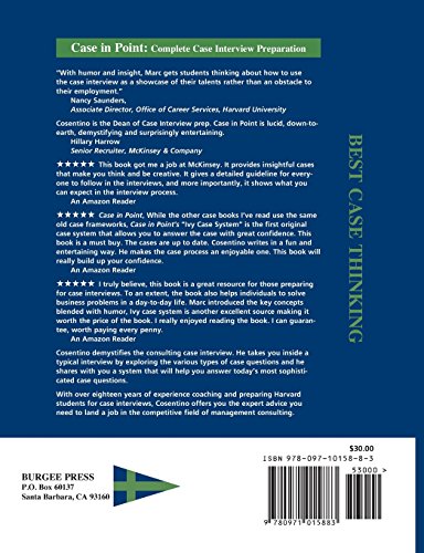 Case In Point: Complete Case Interview Preparation, 8th Edition - medicalbooks.filipinodoctors.org