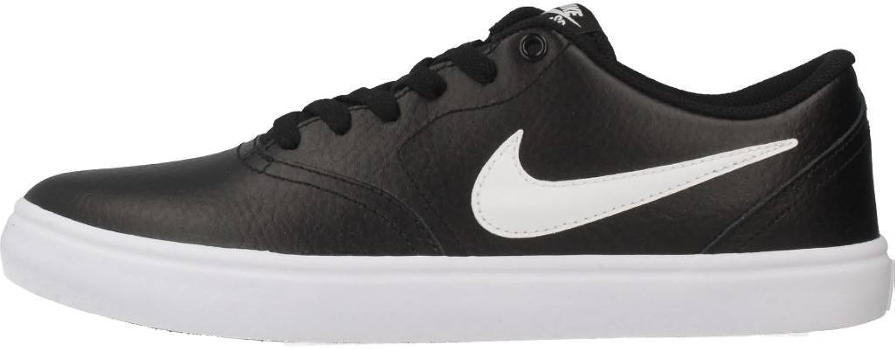 black nike with white check