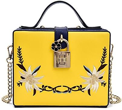 GWQGZ Chinese New Style Embroidery Chain Package Handheld Single Shoulder Slant Cross Flow Bag