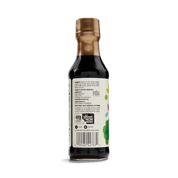 365 BY WHOLE FOODS MARKET, ORGANIC SHOYU SOY SAUCE REDUCED SODIUM, 10 OUNCE