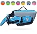 VIVAGLORY Dog Life Jacket with Removable Front Float, Life Vest for Dogs with Reflective Trims and Extra Padding for Swimming & Boating, Blue, L