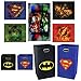Modern Littles Justice League 5 Piece Canvas Wall Art Set Featuring Superhero Character Designs of Superman, Batman, Green Lantern and Flash Gordon, Multicolored